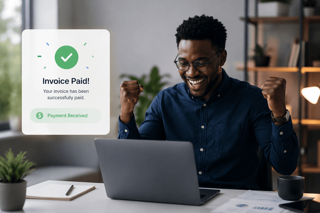 Invoice paid notification — payment received