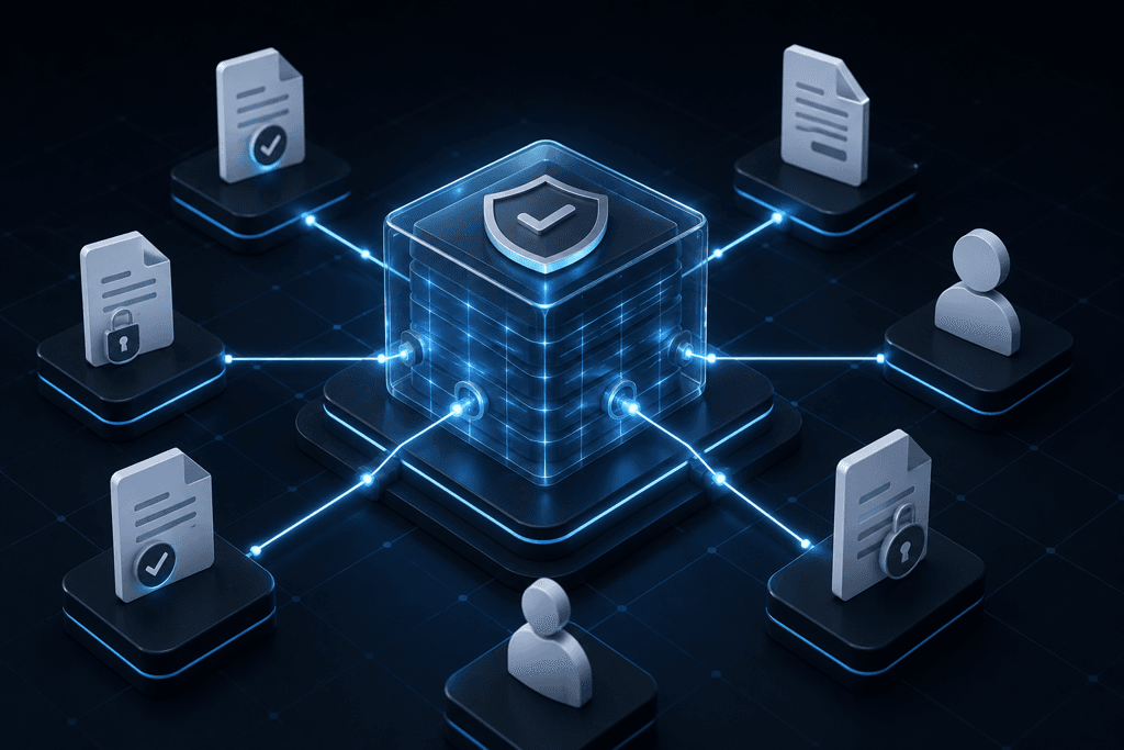 Anti-fraud registry — invoices, financiers, and the ledger connected in one verified network
